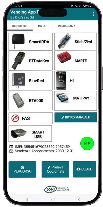 trasmissione_ok_app File EVA DTS trasmesso (cerchio verde)