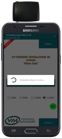 Ritiro dati con SMART IRDA