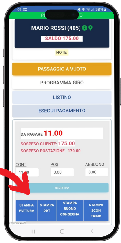 stampaft Vendita diretta da smartphone