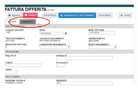 genera_diff_010 Generazione fattura differita da DDT
