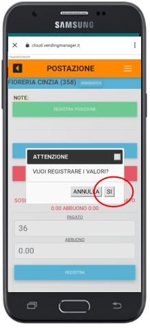 Vendita con DDT da smartphone