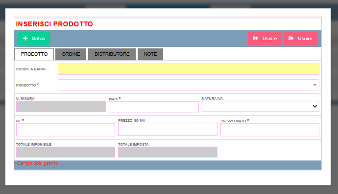 Nota di Credito