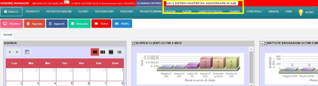 aggiorna Controllo sistemi master