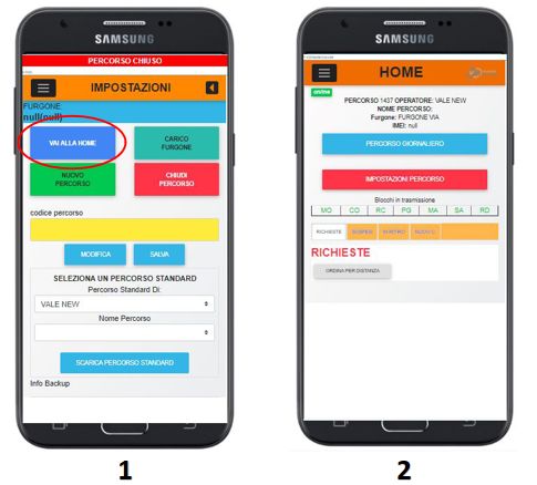 Vending Manager Mobile HOME PAGE