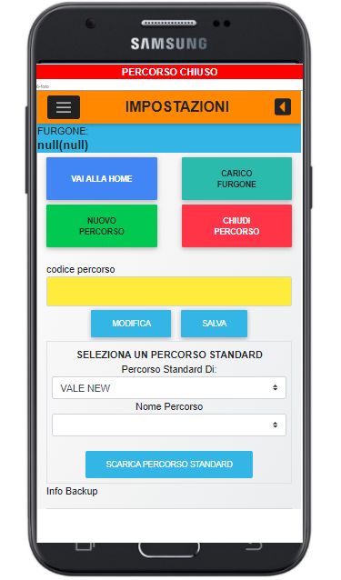 Vending Manager Mobile HOME PAGE