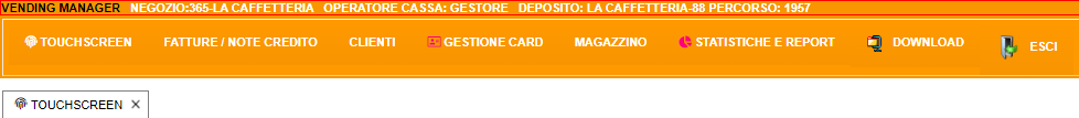 Vendita prodotti ed emissione scontrino