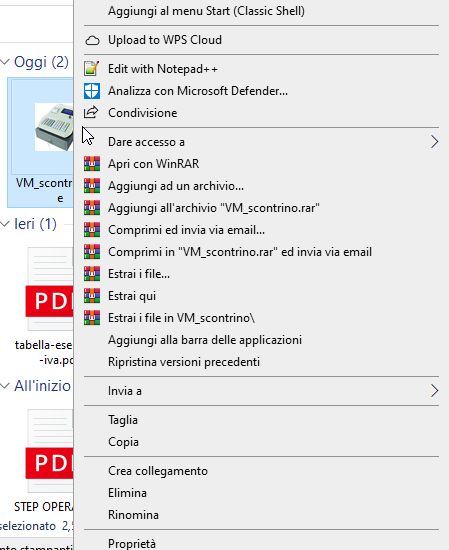 opneg_013 Download e configurazione VM_SCONTRINO
