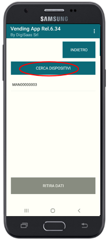 Ritiro dati con MANITRONICA