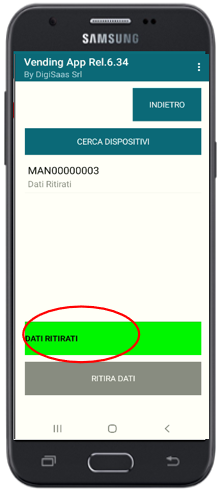 Ritiro dati con MANITRONICA