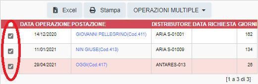 Avvisi – Primo passaggio