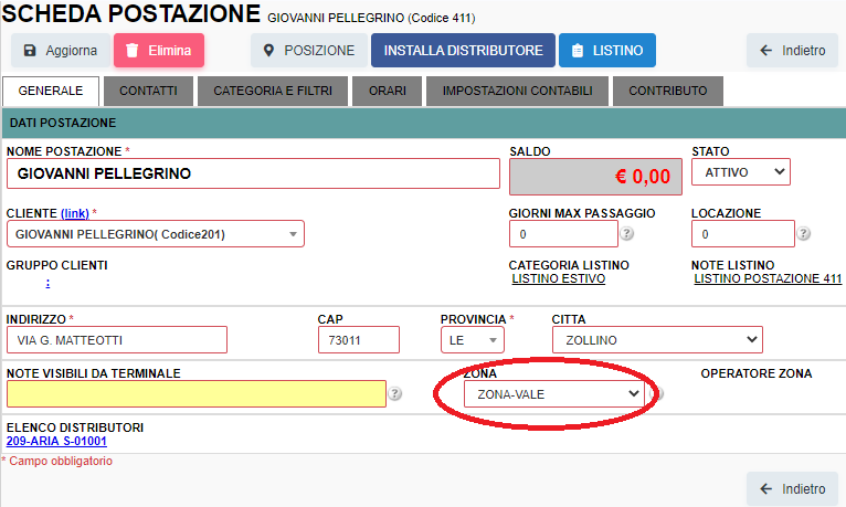 Avvisi – Primo passaggio