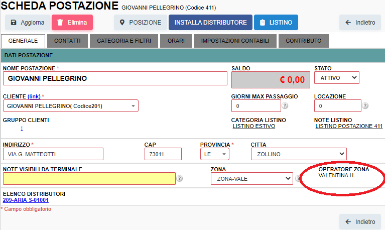 Avvisi – Primo passaggio