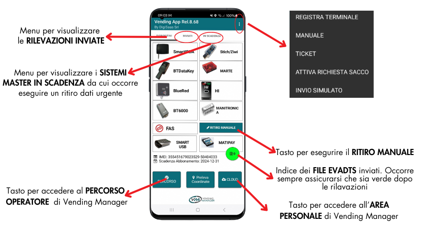 home_Vapp Ritiro dati da distributori FAS