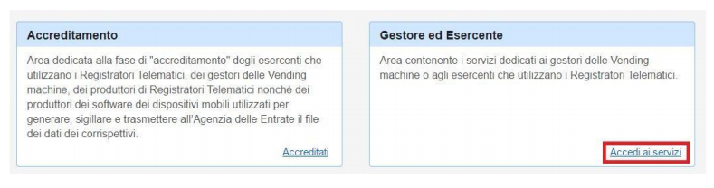 accreditamento Rinnovo certificato gestore