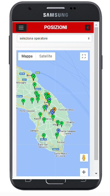 Assegna richieste da smartphone