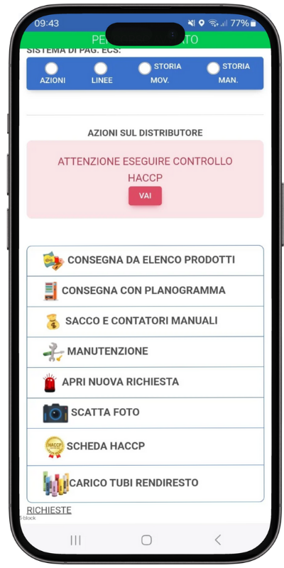 haccp SCONTRINO ELETTRONICO