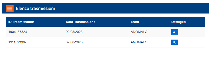 anomalia_5 Visualizzazione ANOMALIE segnalate in Agenzia delle Entrate