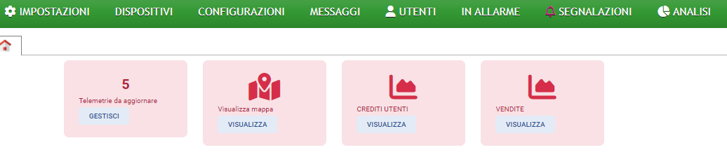 Aggiornamento telemetrie Matipay