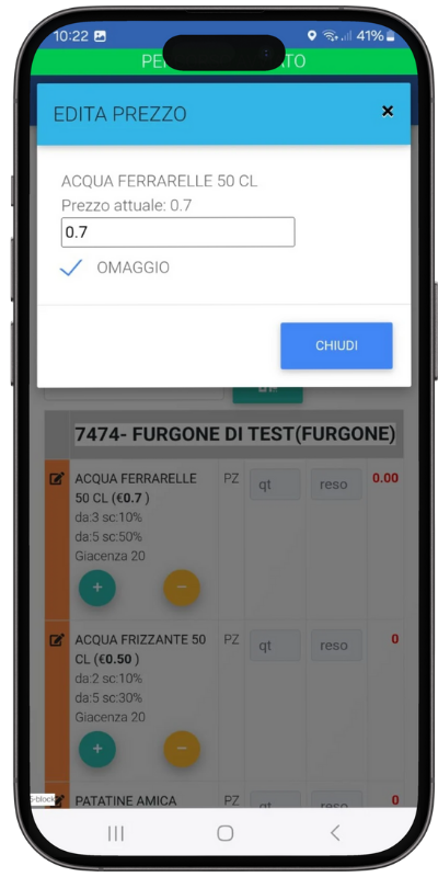 omaggio1 OMAGGIO PRODOTTO su Vending APP